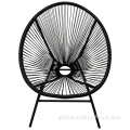 fabric chair Steel Frame+PE rattan Chair Manufactory